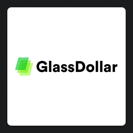 Logo vom VfL-Wolfsburg-Partner GlassDollar.