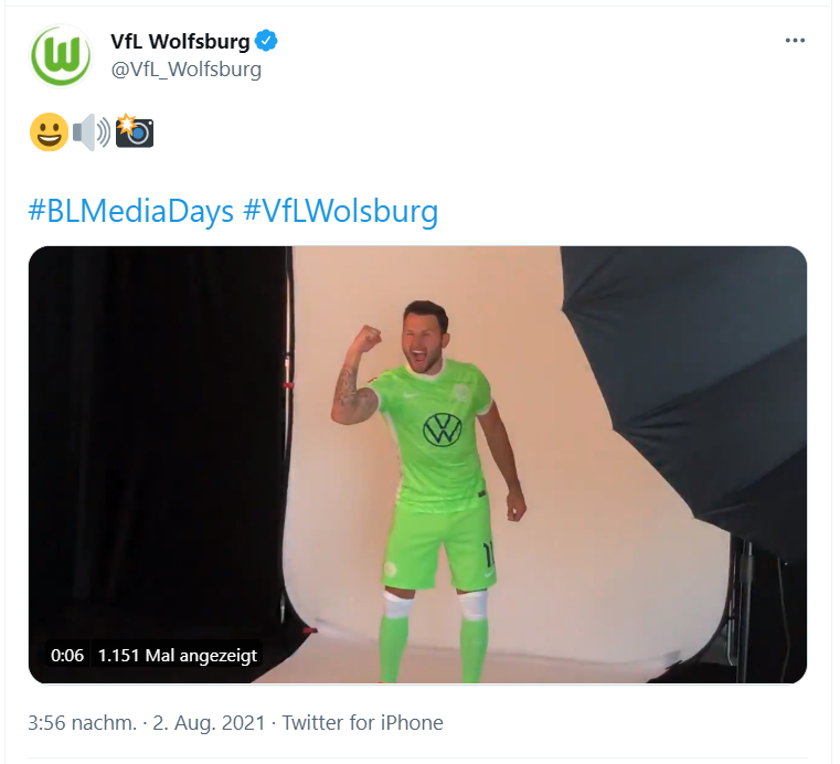 Mediaday beim VfL-Wolfsburg.