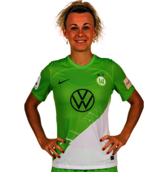 Die VfL-Wolfsburg-Spielerin Lena Lattwein im Portrait.