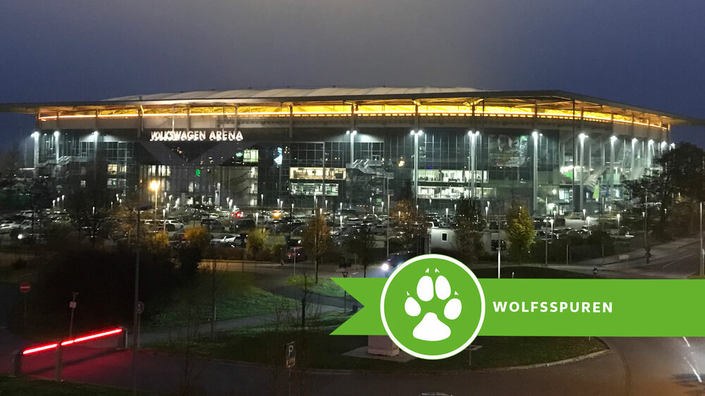 Wolfsspuren des VfL-Wolfsburg.