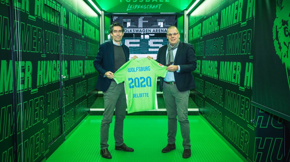 Deloitte als Partner des VfL-Wolfsburg.