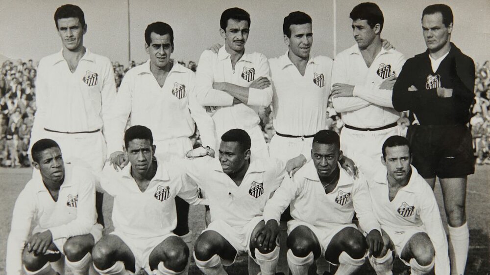 Ein Mannschaftsbild des FC Santos.