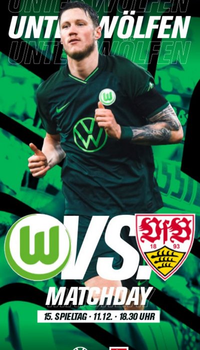 Cover für die elfte Unter-Wölfen-Ausgabe mit VfL-Wolfsburg-Spieler Wout Weghorst.