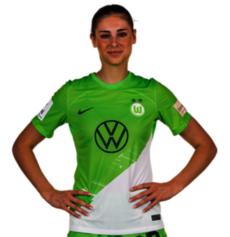 Die VfL-Wolfsburg-Spielerin Jule Brand im Portrait.