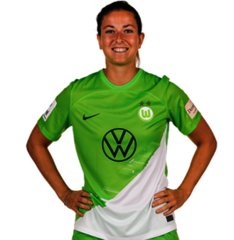 Die VfL-Wolfsburg-Spielerin Chantal Hagel im Portrait.