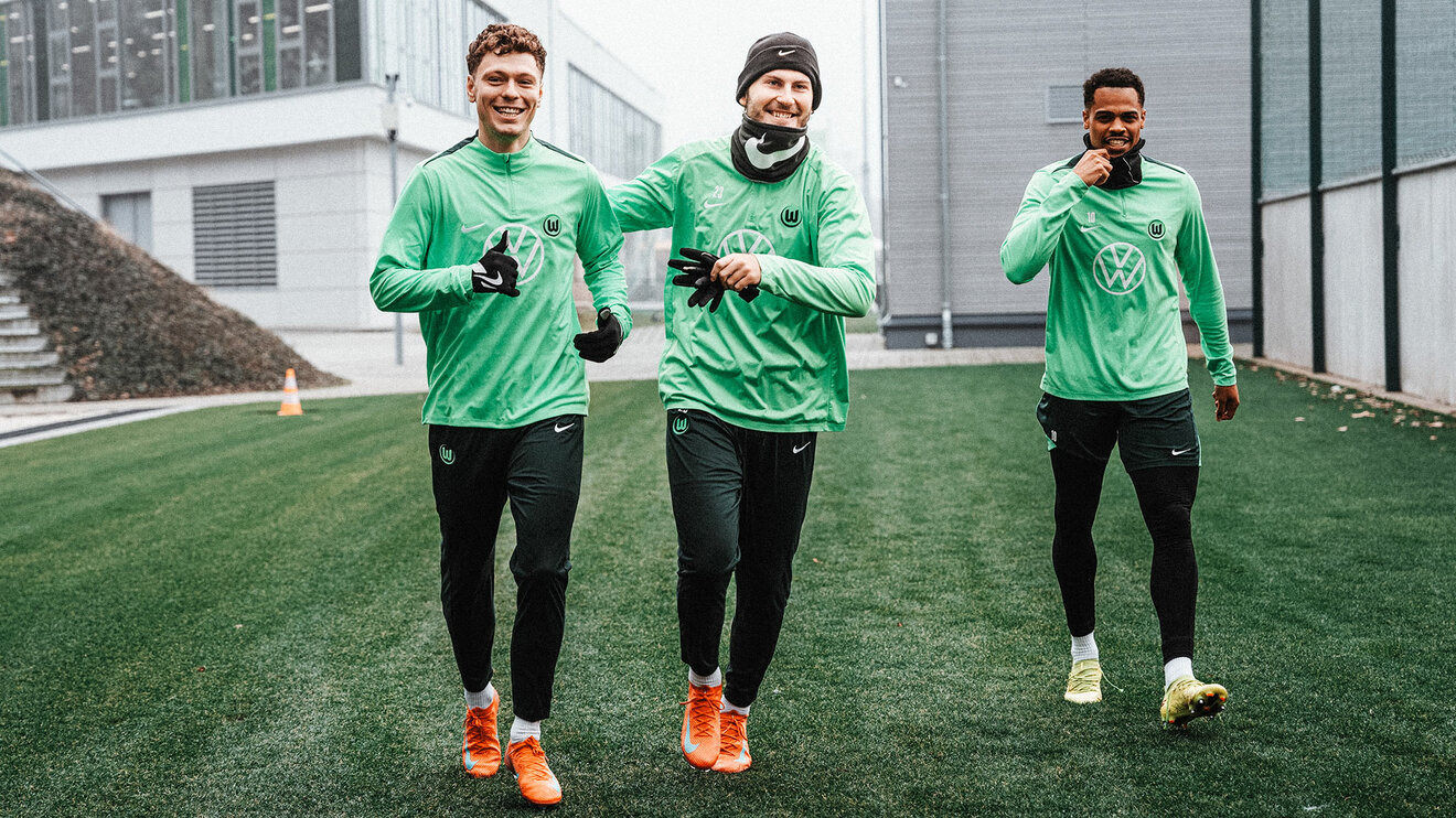 Der VfL-Wolfsburg-Spieler Andreas Skov Olsen im Training.
