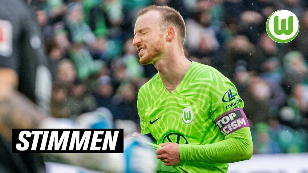 VfL-Wolfsburg-Spieler Maximilian Arnold kneift die Augen zusammen.