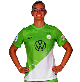 Die VfL-Wolfsburg-Spielerin Alex Popp im Portrait.