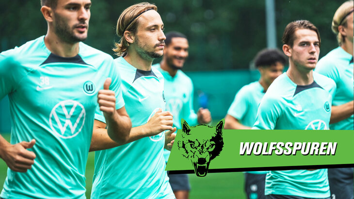 VfL-Wolfsburg-Neuzugang Lovro Majer trainiert das erste Mal mit der Mannschaft.