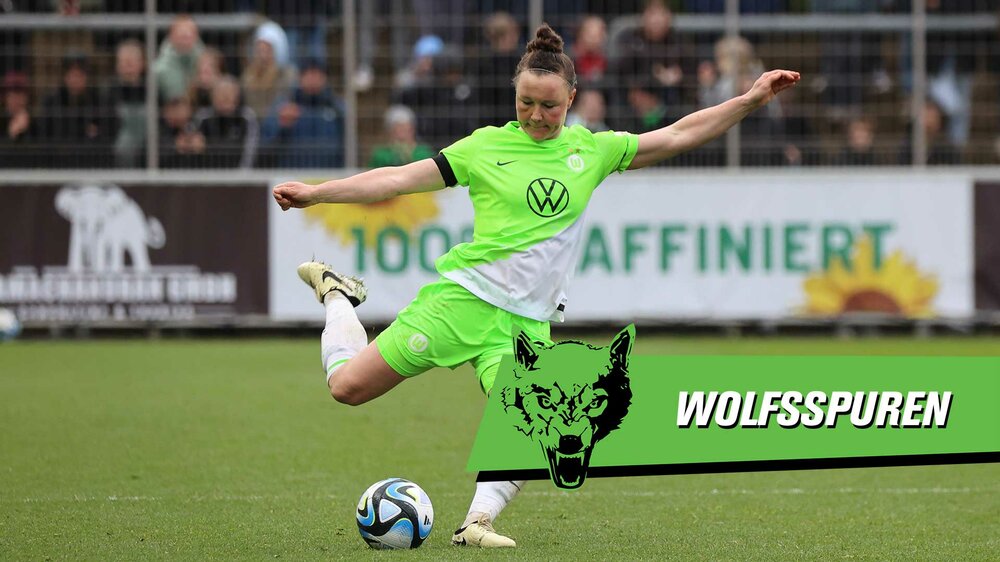 Wolfsspuren mit VfL-Wolfsburg-Spielerin Hegering.