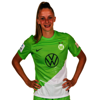 Die VfL-Wolfsburg-Spielerin Vivien Endemann im Portrait.