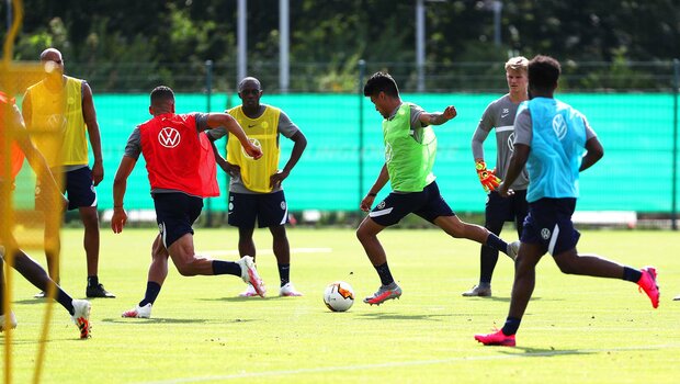 Trainingsauftakt der Spieler des VfL-Wolfsburg nach der Sommerpause.