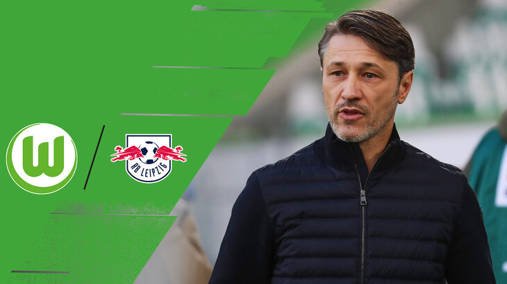 Eine VfL-Wolfsburg-Grafik zur Pressekonferenz gegen Leipzig mit Niko Kovac.