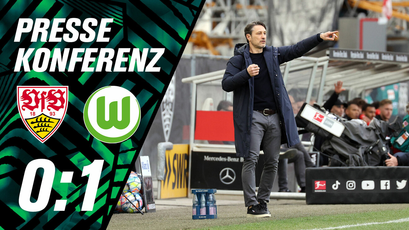 Eine VfL-Wolfsburg-Grafik gegen Stuttgart mit Trainer Niko Kovac.