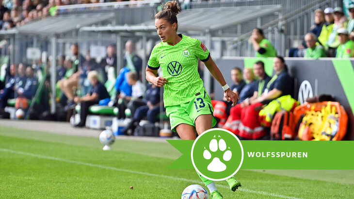 Wolfsspuren des VfL-Wolfsburg.