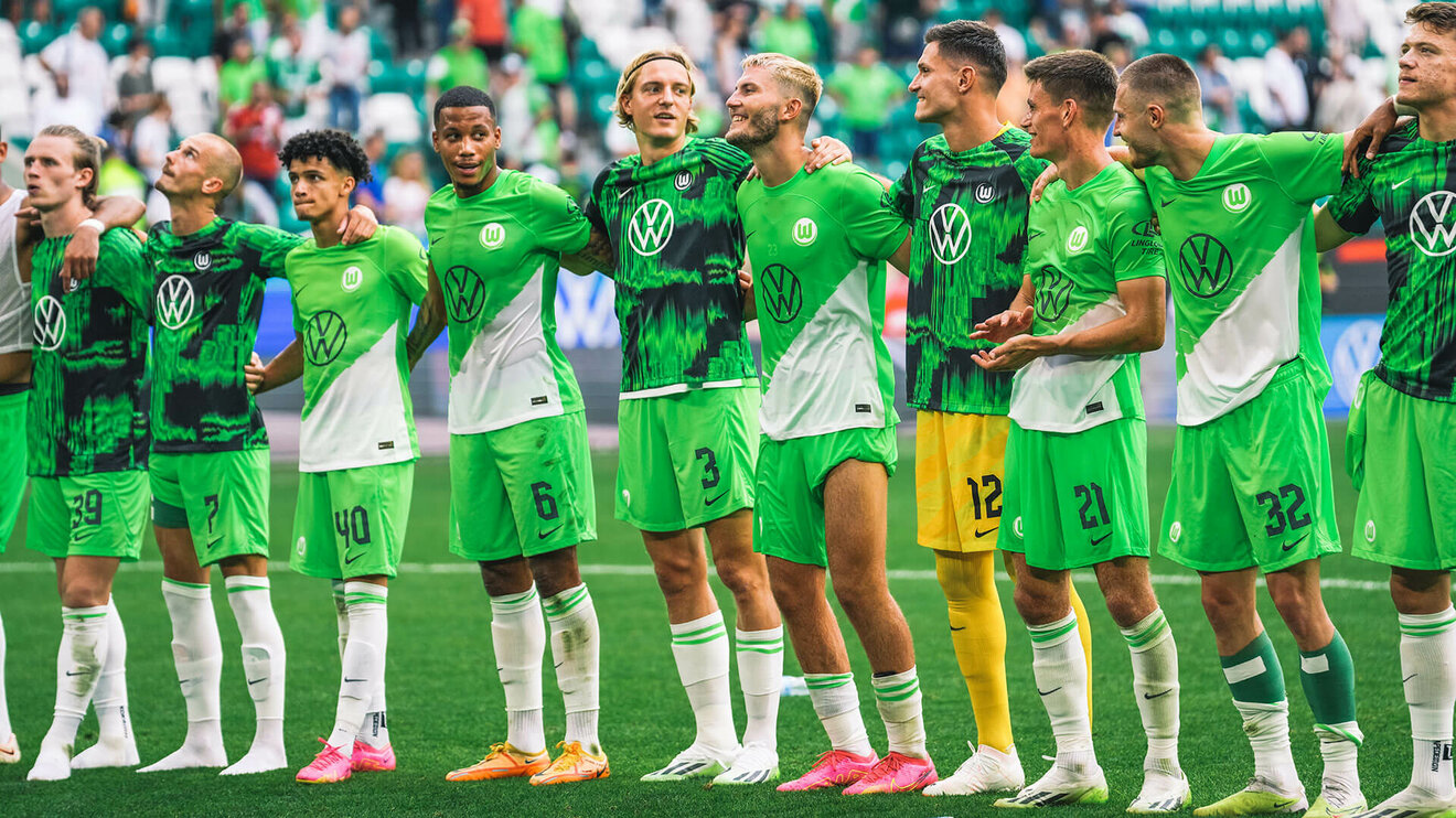 Das Team des VfL Wolfsburg.