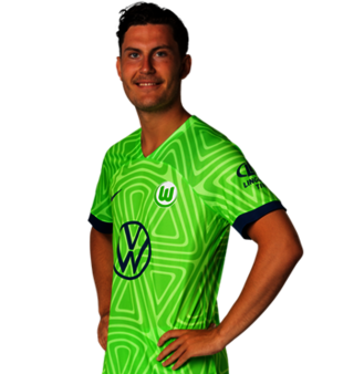 Jonas Wind gehört zum Kader der VfL Wolfsburg Lizenzmannschaft in der Saison 2022/23.