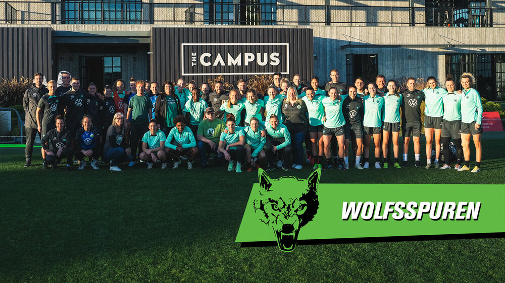 Die Wölfinnen des VfL Wolfsburg im Trainingslager.