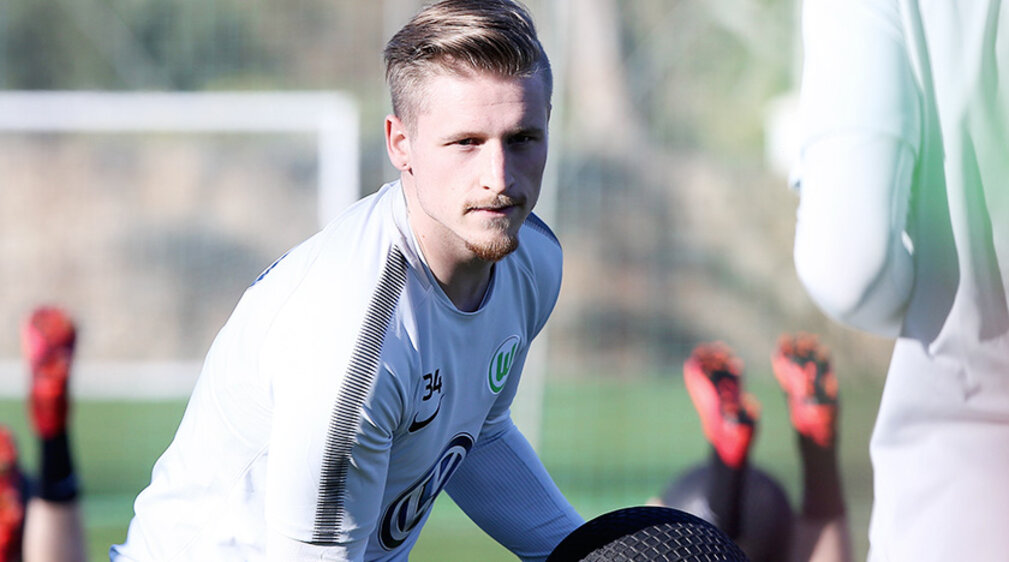 VfL Wolfsburg Spieler Stefaniak. 