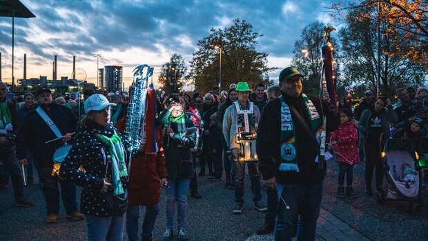 VfL Wolfsburg Laternenumzug.