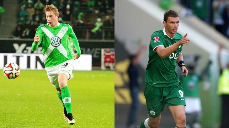 Ehemalige VfL-Wolfsburg-Spieler DeBruyne und Dzeko treffen im Championsleague Finale aufeinenander.
