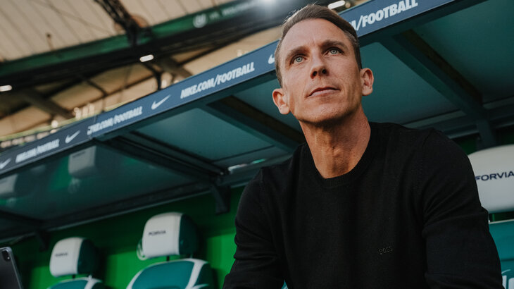 VfL-Trainer Daniel Bauer.