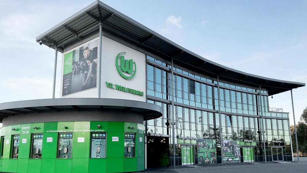 Das Fanhaus vom VfL Wolfsburg.