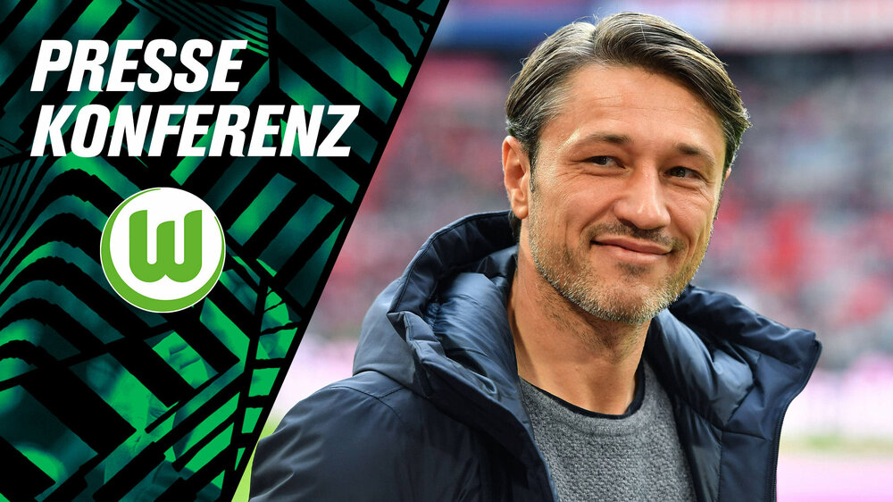 VfL Wolfsburg Wölfe-TV Grafik zur ersten Pressekonferenz von Niko Kovac.