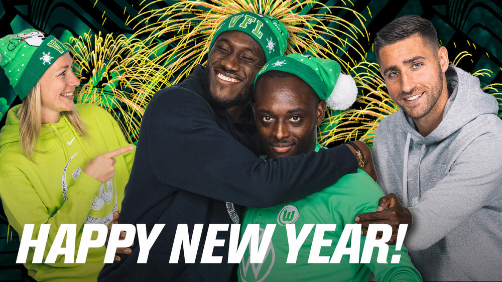 Thumbnail zum Video Happy New Year mit den Wünschen der VfL Wolfsburg Spieler.