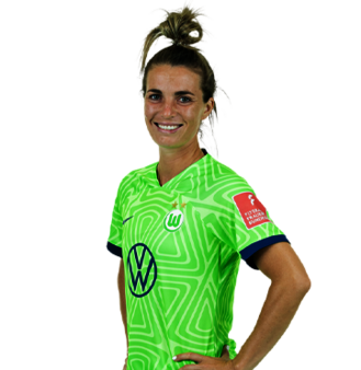 VfL Wolfsburg-Spielerin Sandra Starke im Portrait.