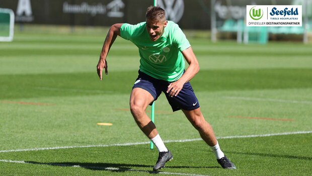 Antrittstraining beim Trainingslager des VfL Wolfsburg. 