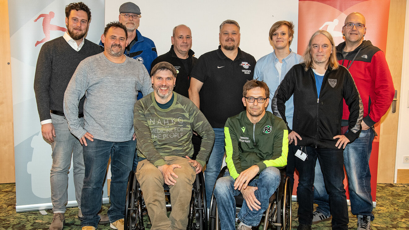 Gruppenbild der Behindertenbeauftragten des VfL-Wolfsburg.