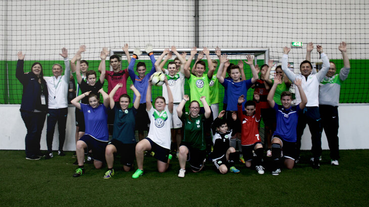 Das Juniorteam des VfL Wolfsburg.
