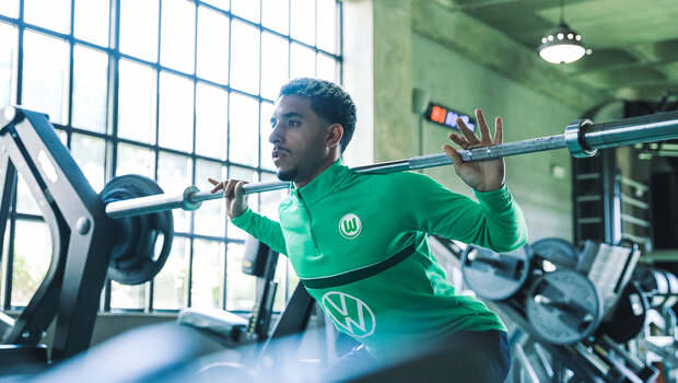 Die Spieler des VfL-Wolfsburg im Trainingslager in Almancil.
