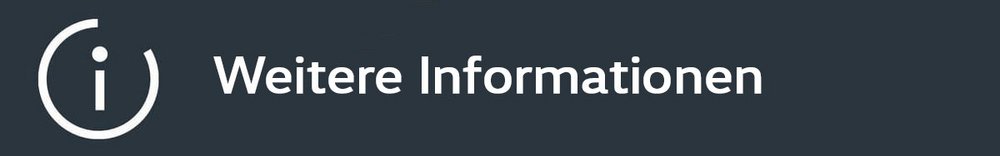 Ein Banner mit der Aufschrift "Weitere Informationen".