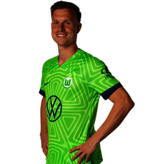 Yannick Gerhardt ist Mittelfeldspieler der VfL Wolfsburg Lizenzmannschaft in der Saison 2022/23.