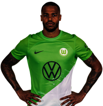 Der VfL-Wolfsburg-Spieler Lukas Nmecha im Portrait.