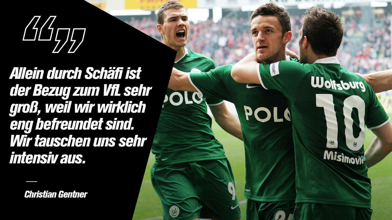 Zitat von VfL-Wolfsburg-Spieler Christian Genter.