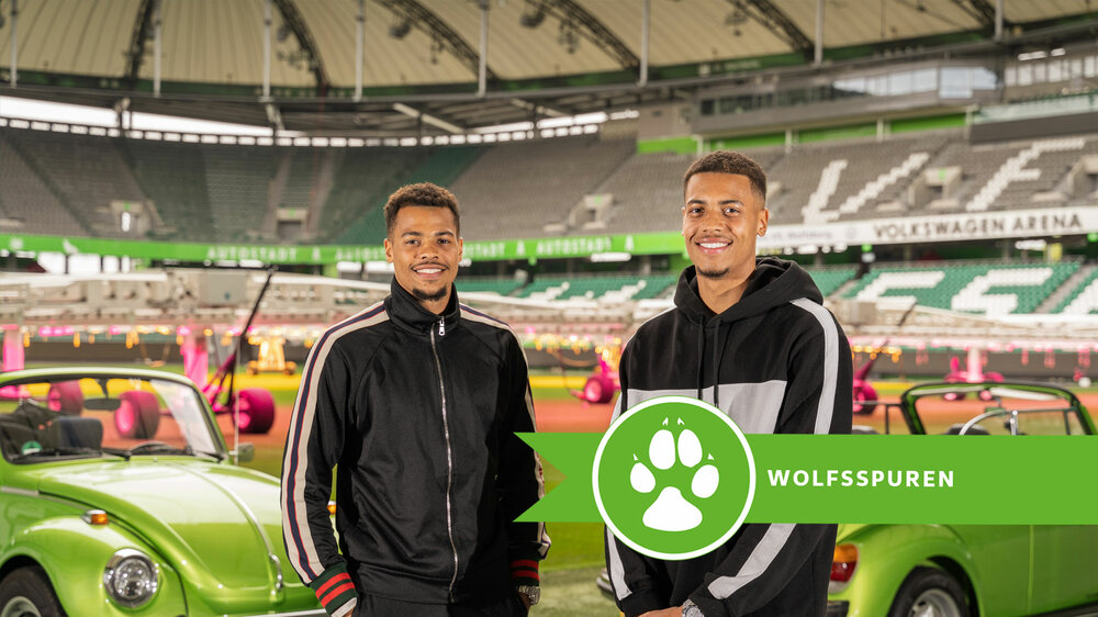 VfL-Wolfsburg Spieler Lucas und Felix Nmecha in der Volkswagenarena.
