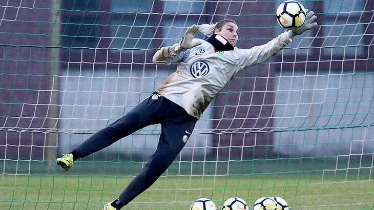 Goalkeeper Jana Burmeister.