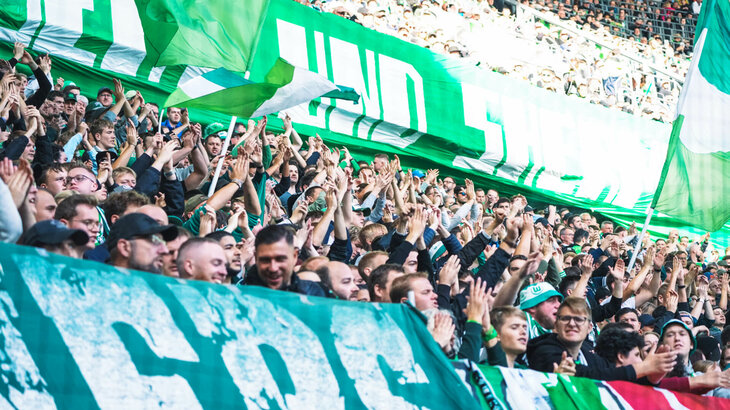 Fans vom VfL Wolfsburg.