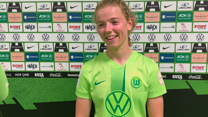 Justine Kielland vom VfL-Wolfsburg im Interview.