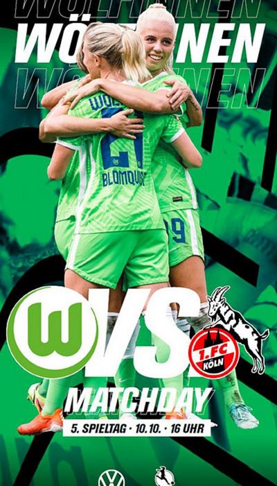 Cover für die vierte Wölfinnen-Kompakt-Ausgabe mit VfL-Wolfsburg-Spielerin Rebecka Blomqvist und Sofie Svava.