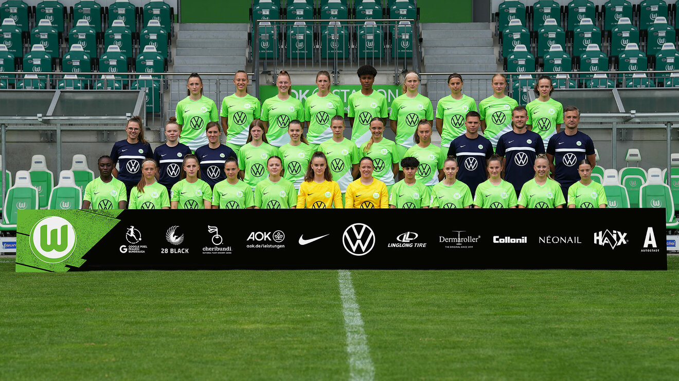 Die U20 Frauen des VfL Wolfsburg.