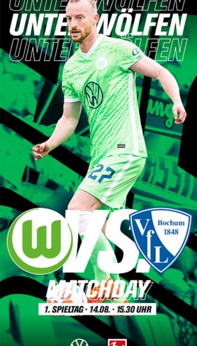 Cover für die erste Unter-Wölfen-Ausgabe mit VfL-Wolfsburg-Spieler Maximilian Arnold.