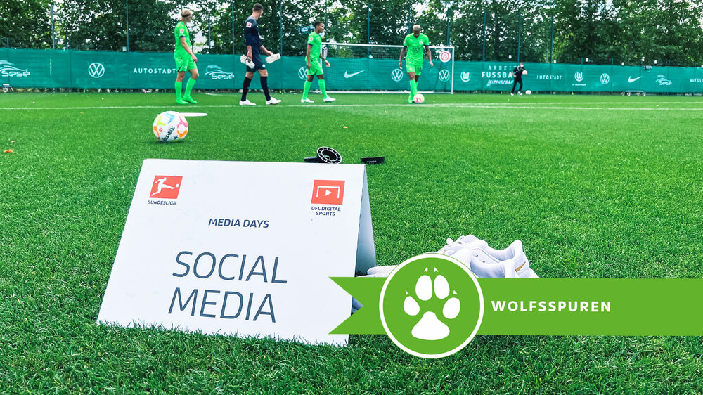 Bei den Media Days des VfL Wolfsburg werden verschiedene Aufnahmen gemacht.