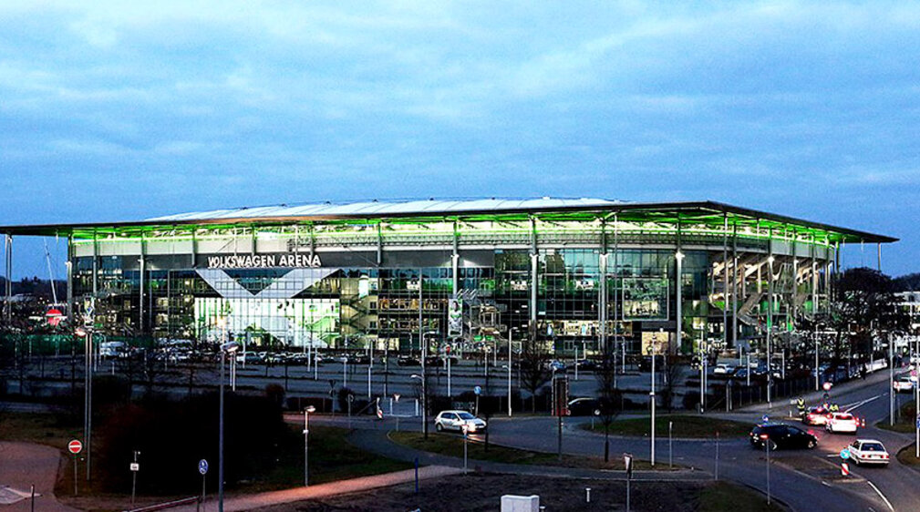 Die Arena des VfL Wolfsburg. 