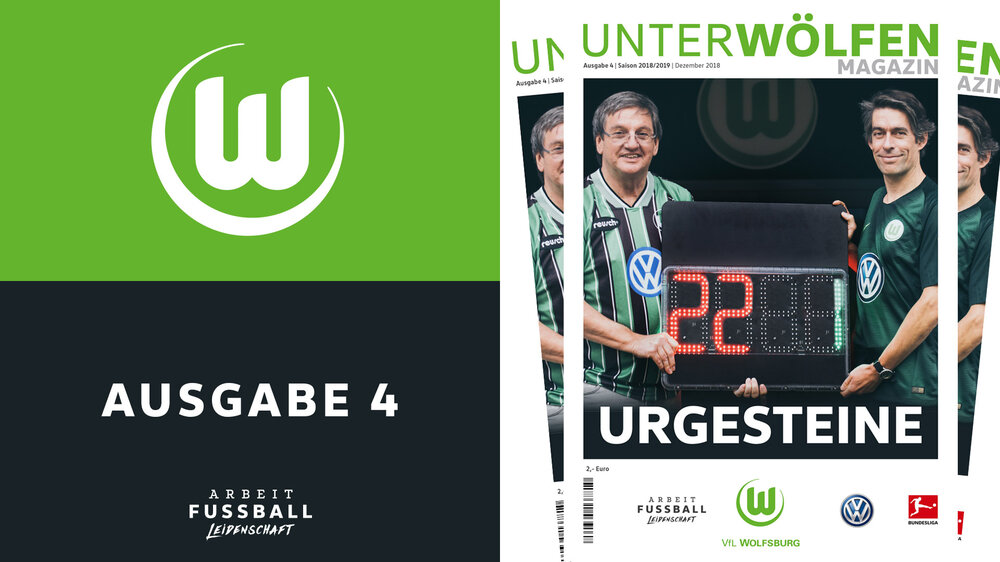 Cover der vierten Ausgabe des Unter Wölfen Magazins.