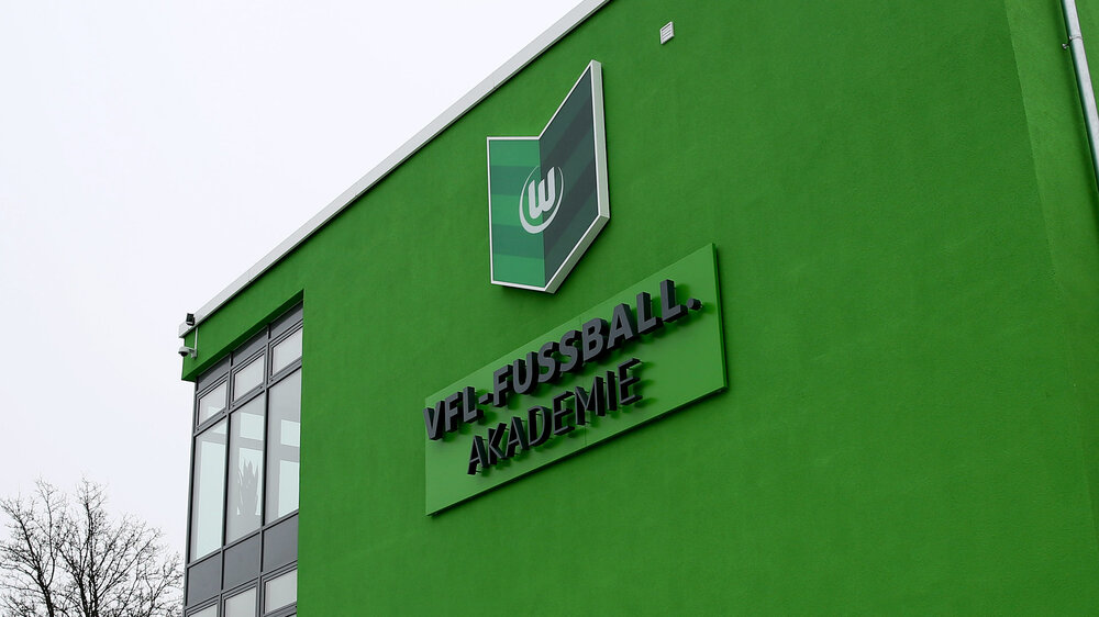 Das neue Gebäude der VfL Wolfsburg-Fußball.Akademie.