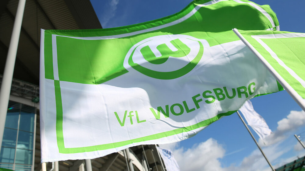 Fahne des VfL-Wolfsburg.